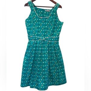 🔥4 for $75🔥 Trollied Dolly Dress Women's Medium Spotted Flare Cotton